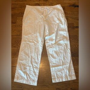 Joseph & Feiss. Men’s Wide Leg Linen White Pant. Size 42.